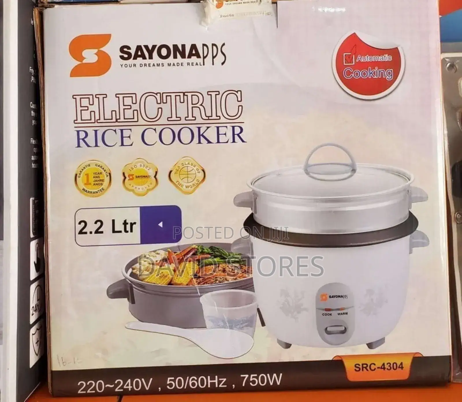 Sayona 2.2l Rice Cooker