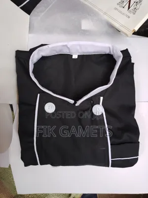 Chef Uniforms (Executive Shirts) Black and White.