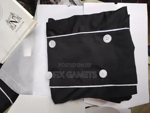 Chef Uniforms (Executive Shirts) Black and White.