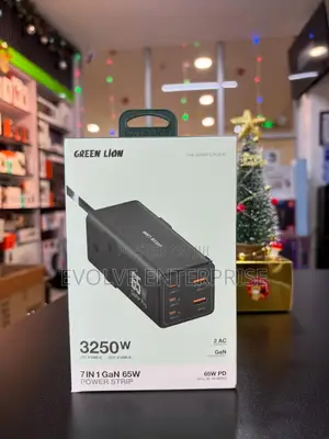 Green Lion 7 in 1 Gan 65w Power Strip