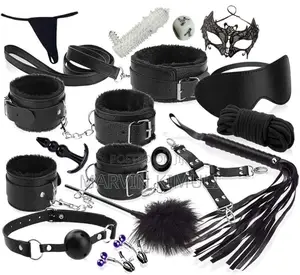 Faux Leather Bondage Set
