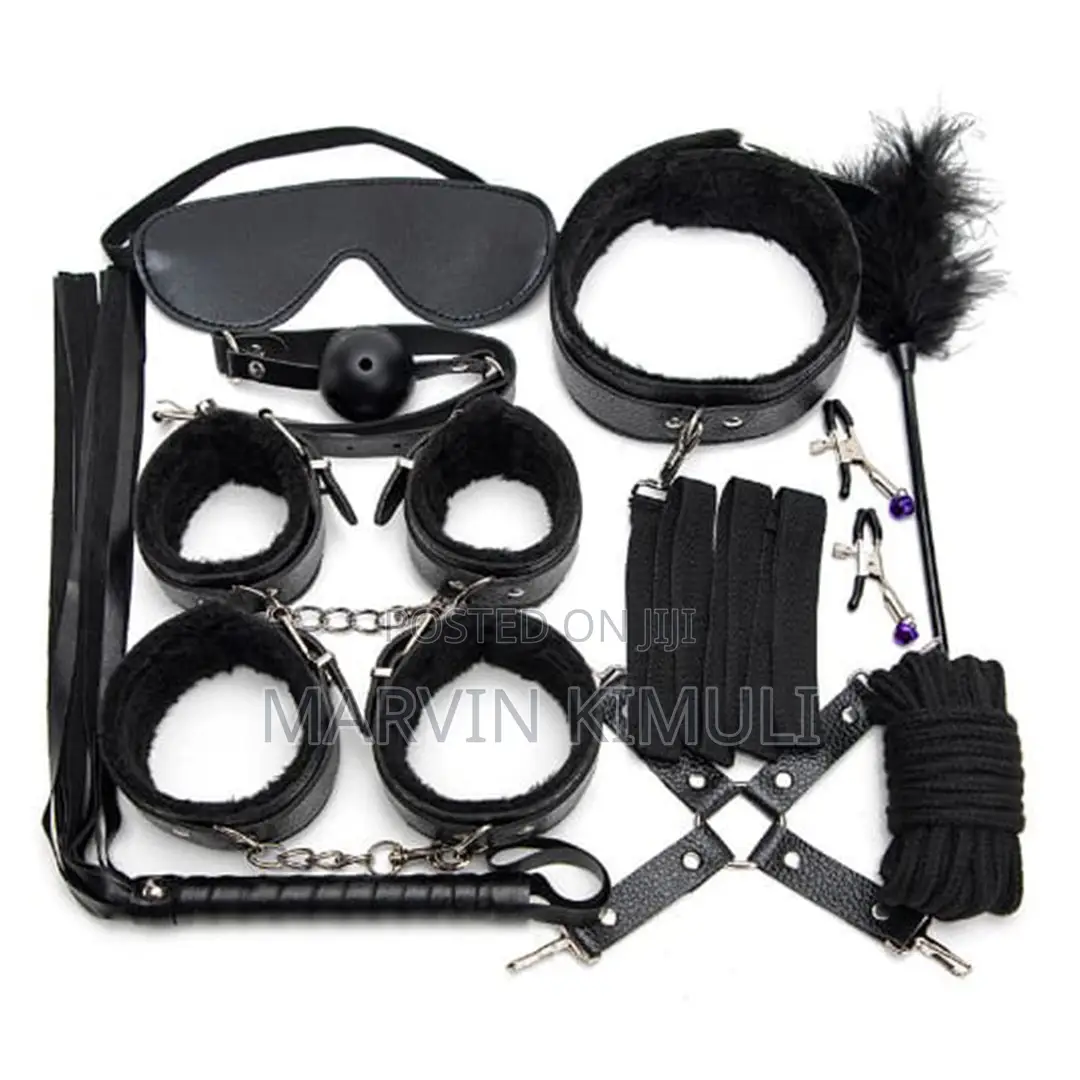 Faux Leather Bondage Set