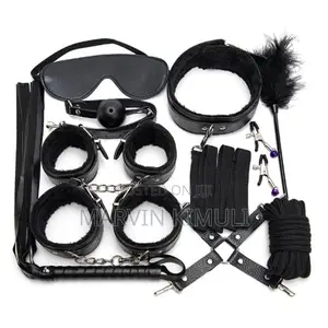 Faux Leather Bondage Set