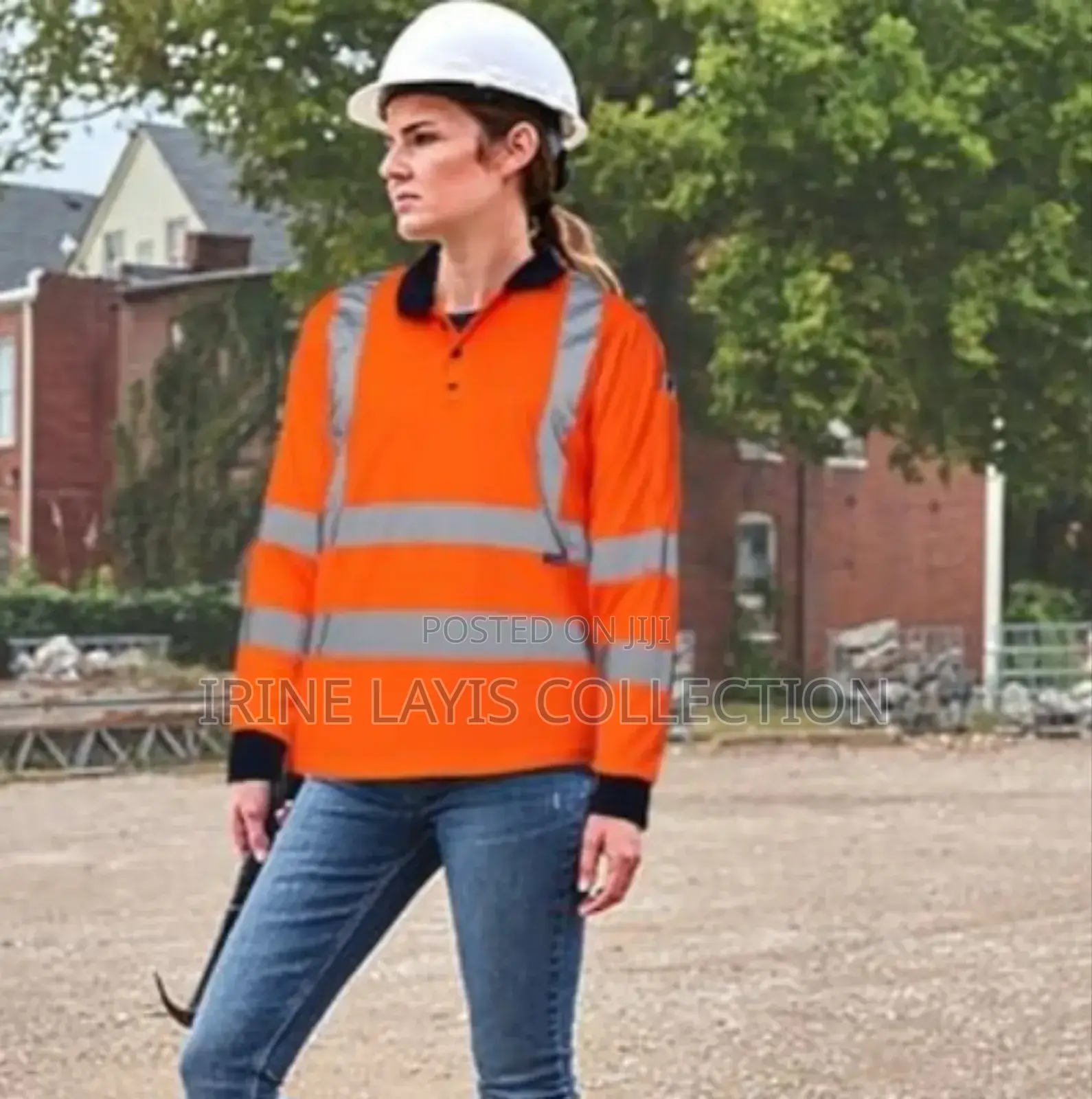 Hi-vis Long Sleeve Reflector Polo Shirt