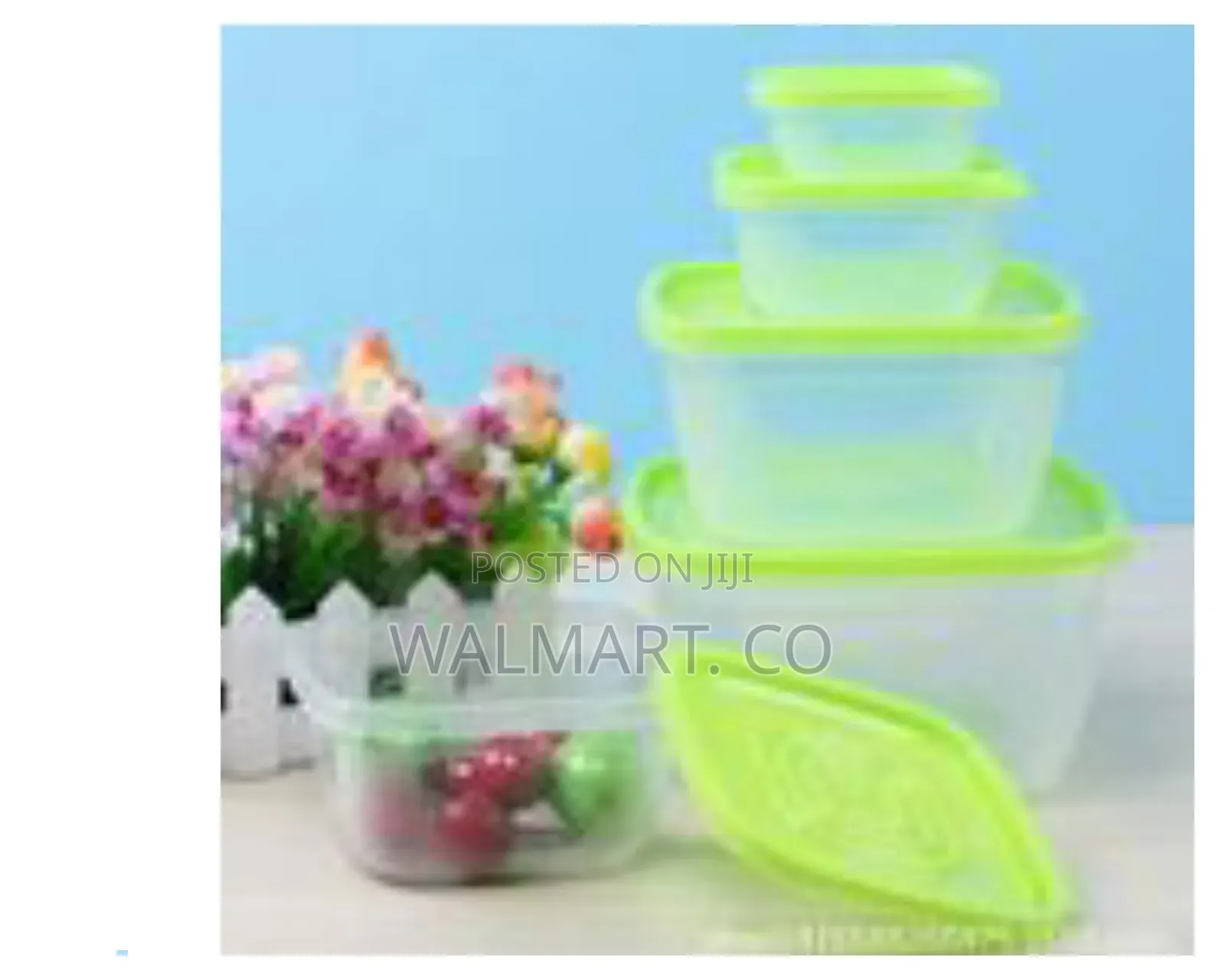 5 Piece Plastic Food Storage Container