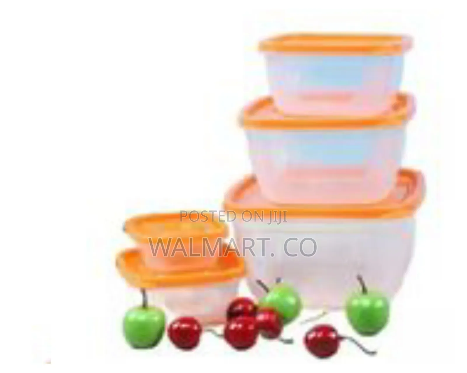5 Piece Plastic Food Storage Container