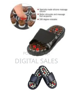 42-43 Reflexology Silicone Acupressure Slippers Massage Slippers Leg