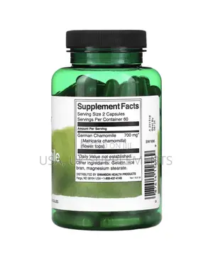 Swanson 350mg Chamomile Stress Support 120capsules