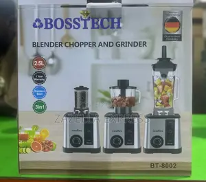 Bosstech Blender 3in1 Blender Chopper and Grinder 2.5l
