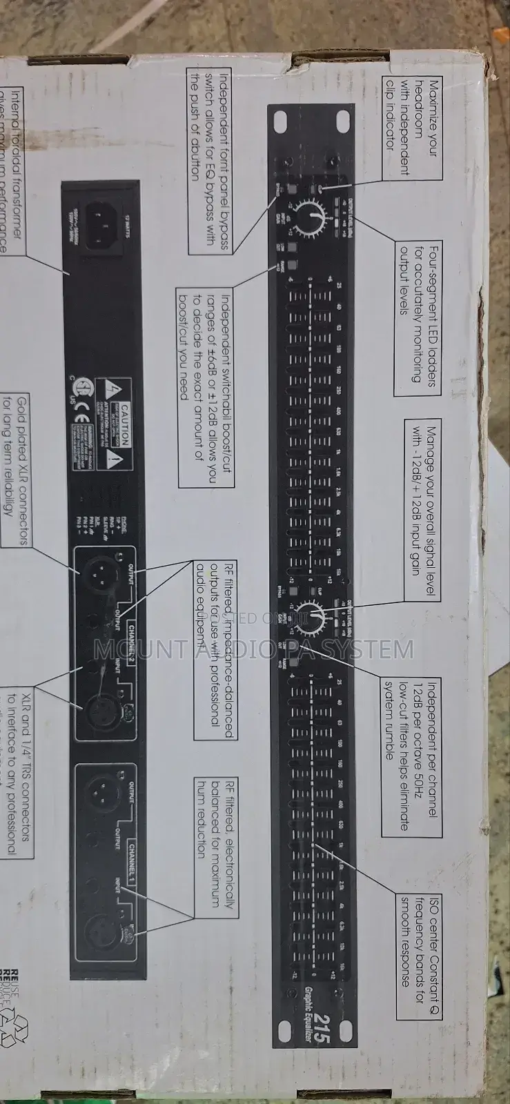 Smartplus Single Equaliser 215 Channel Two
