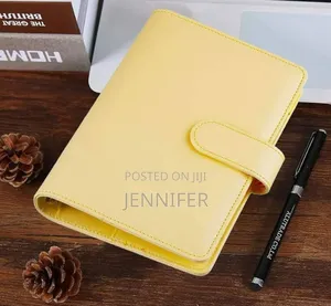 A5 Refillable 6-ring Leather Binder Notebook Cover