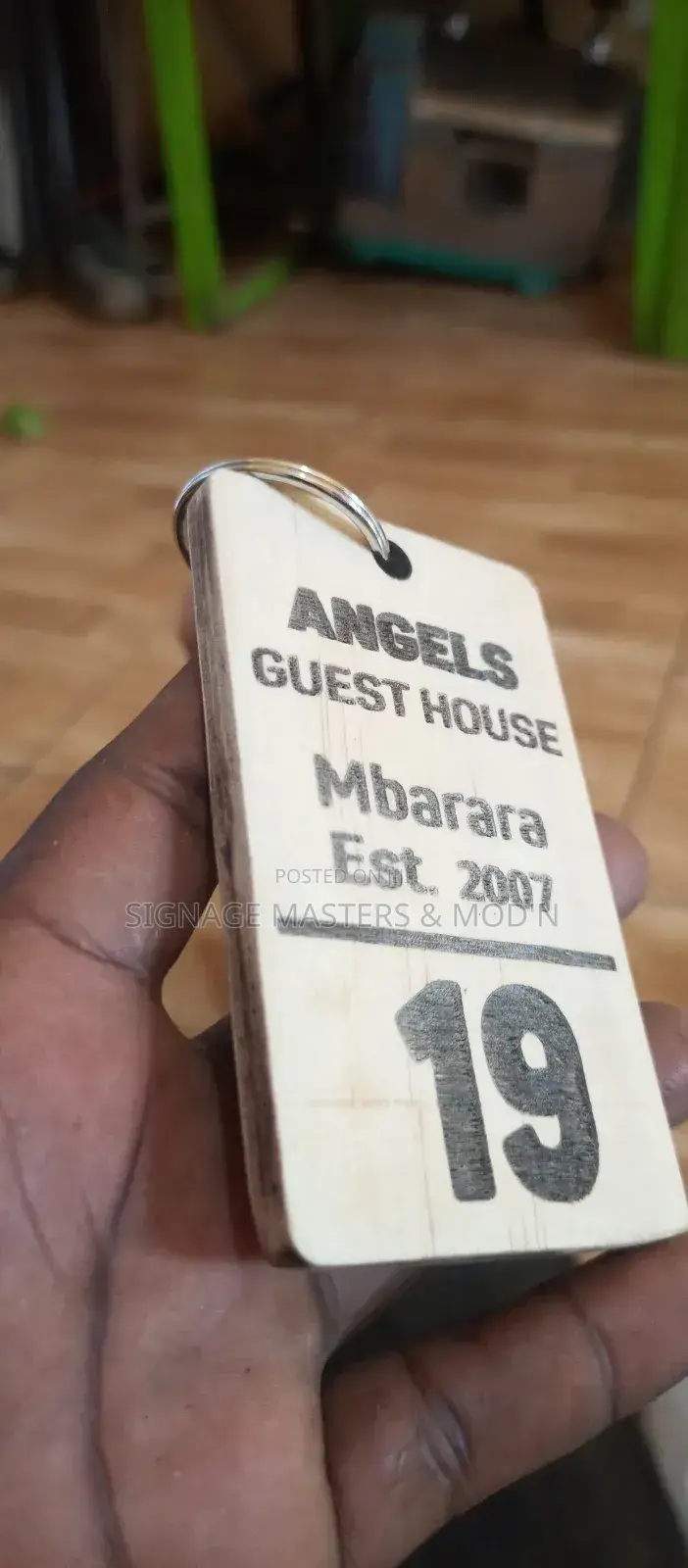 Bold Wooden Key Markers