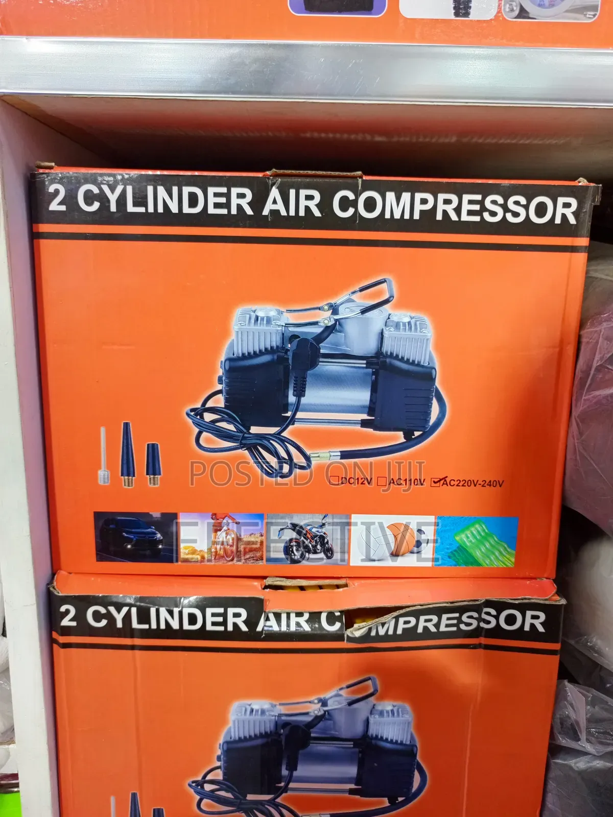 2-Cylinder Portable Air Compressor.