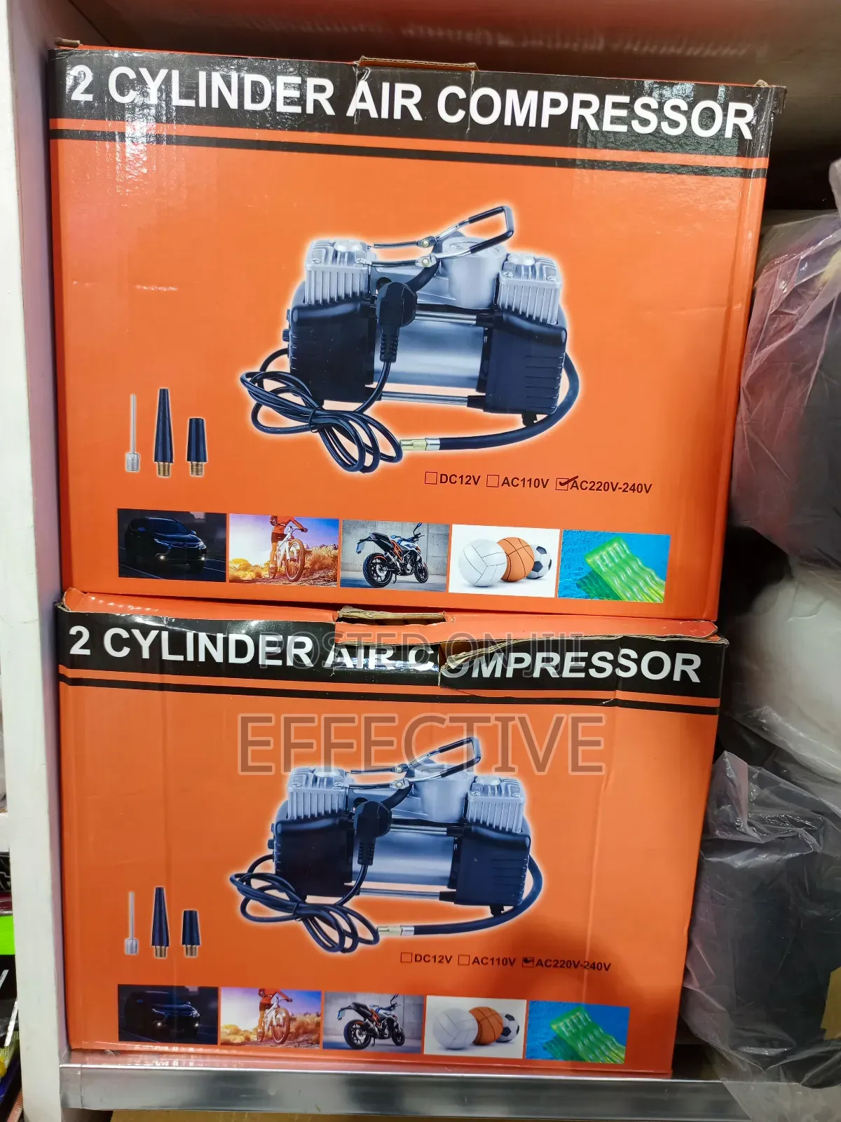 2-Cylinder Portable Air Compressor.