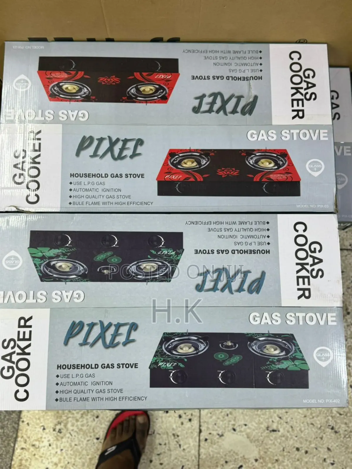 Pixel Double Gas Stove