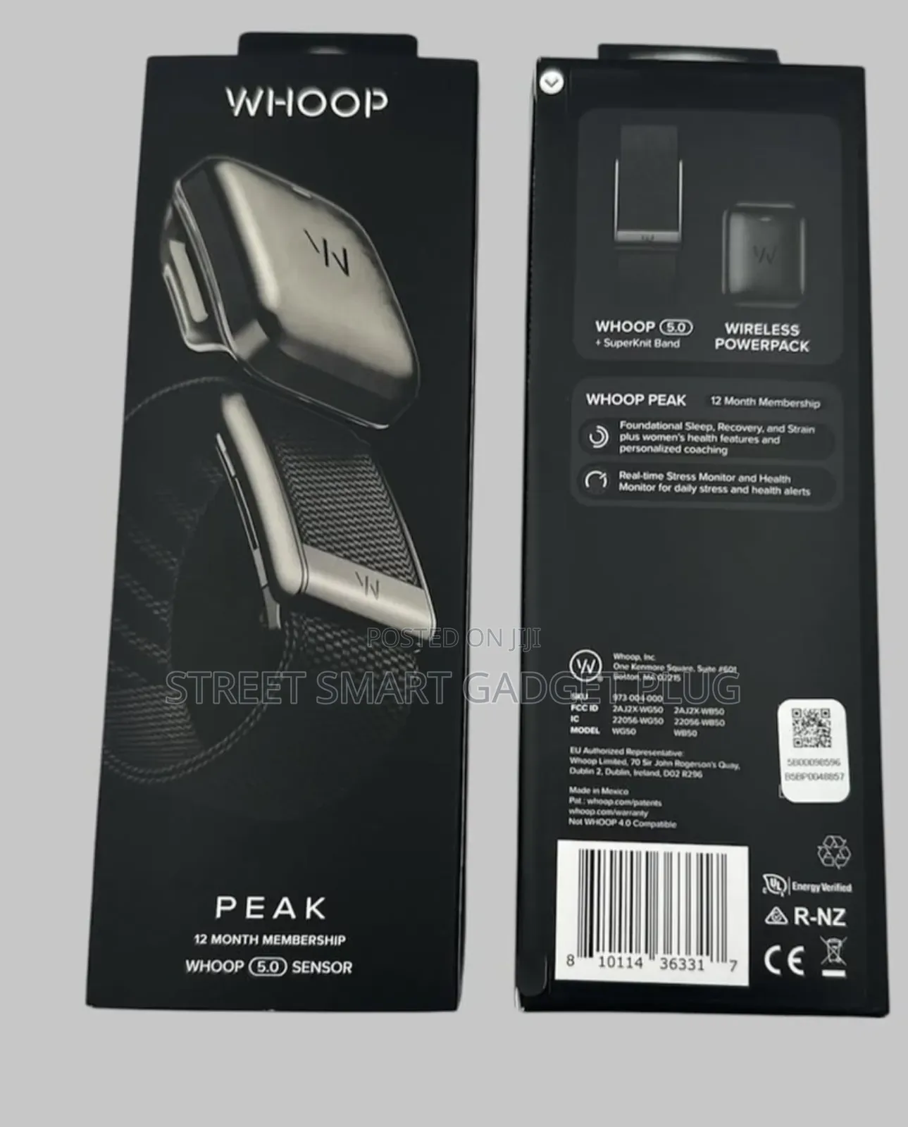 Whoop 5.0 Sensor Fitness Tracker