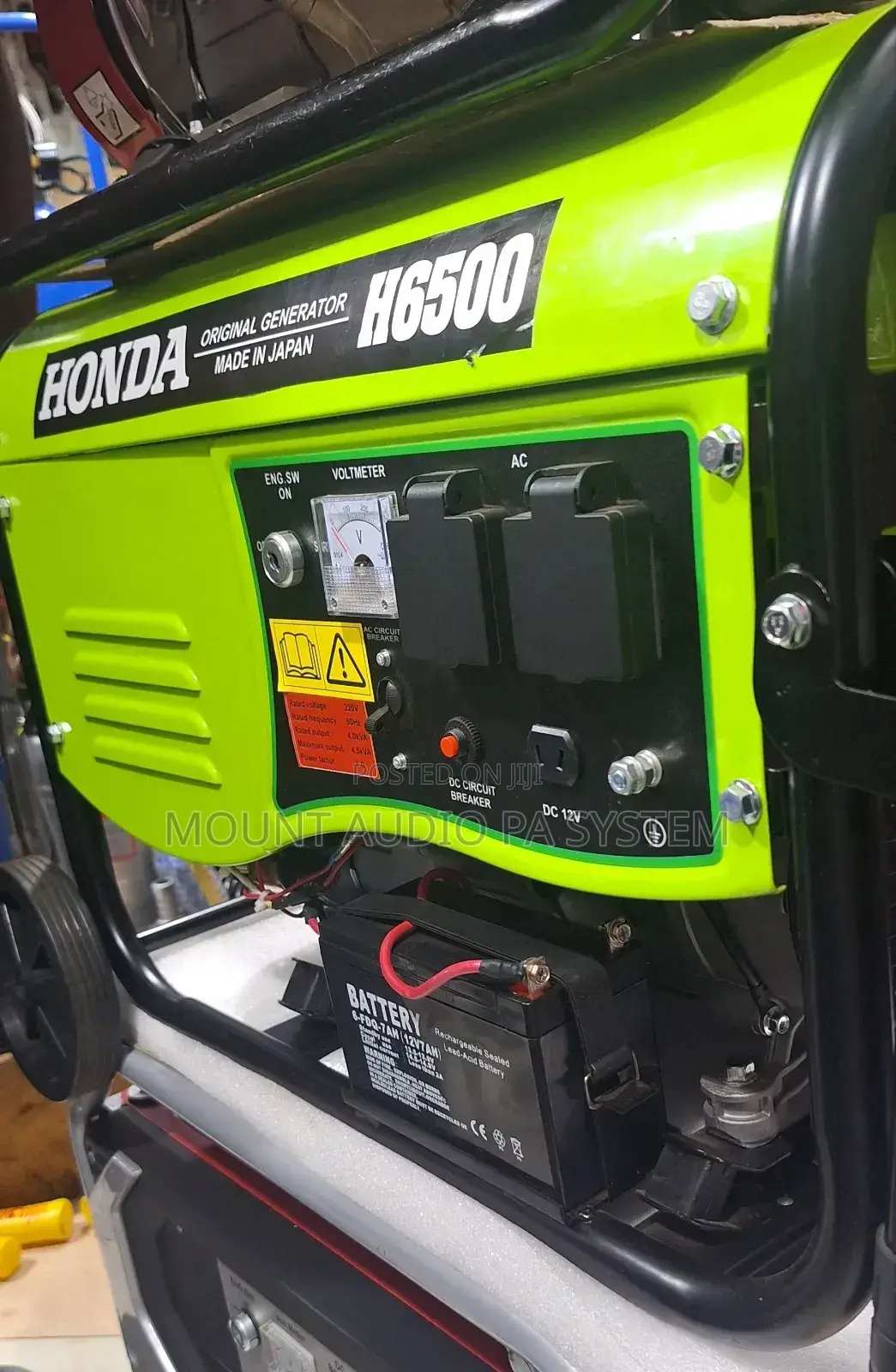 Honda Original Generator. H6500