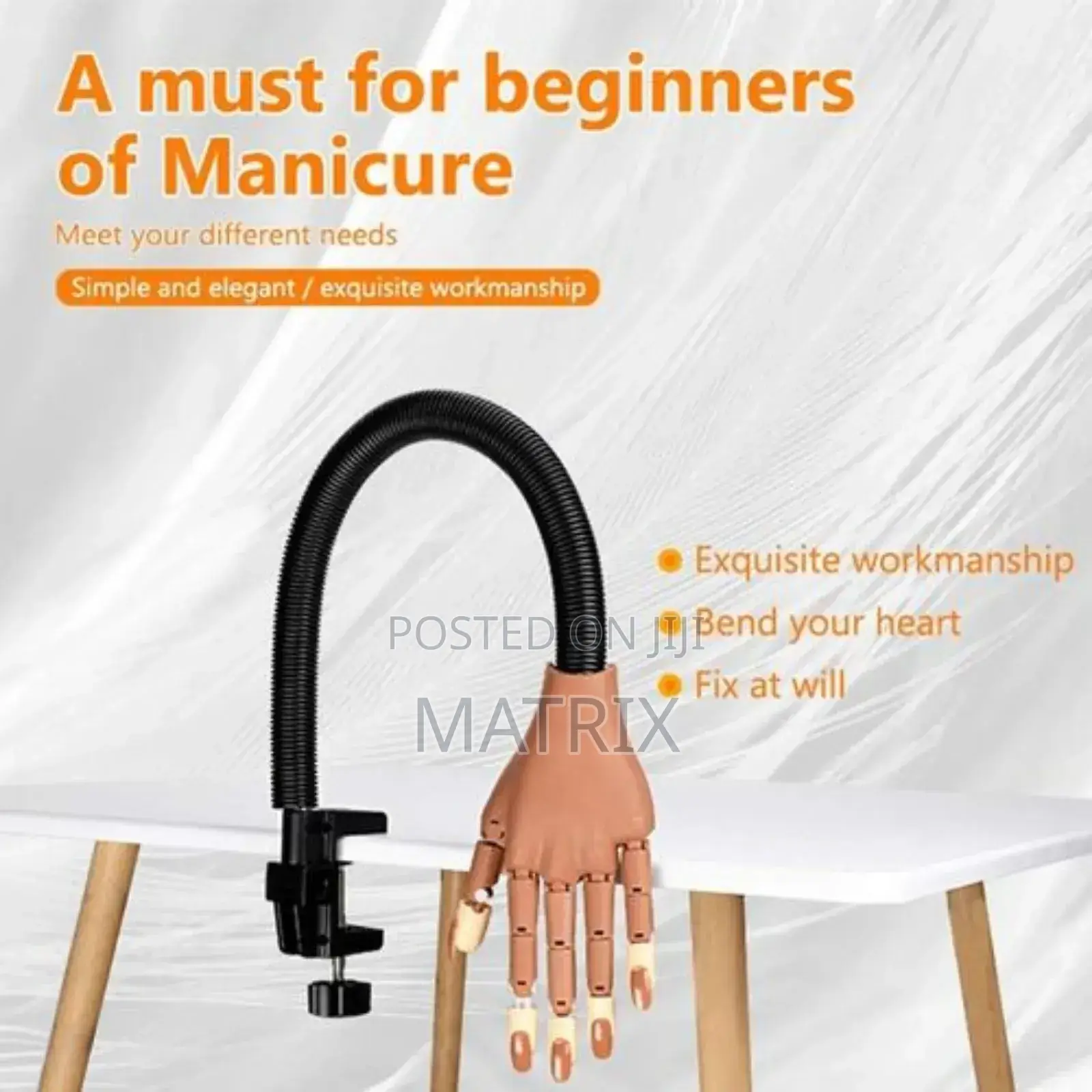 Nail Practice Hand for Manicure Skills