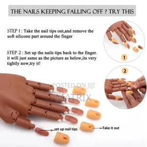 Nail Practice Hand for Manicure Skills