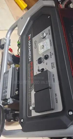Maxmech Gasoline Generator. RFS 5200e
