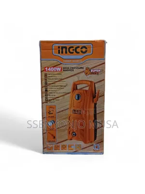 Ingco 1400w High Pressure Washer – 130 Bar, Auto Stop, 5.5l/Min
