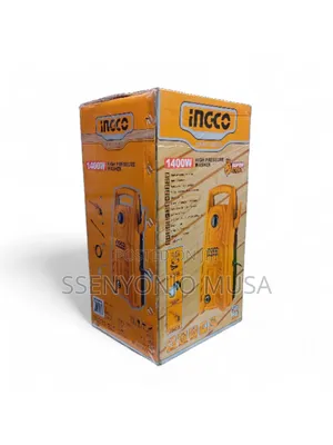 Ingco 1400w High Pressure Washer – 130 Bar, Auto Stop, 5.5l/Min