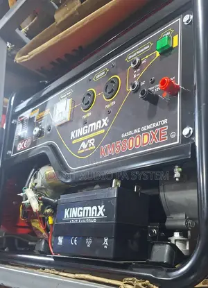 Kingmax Gasoline Generator With a Key for Self Starter.