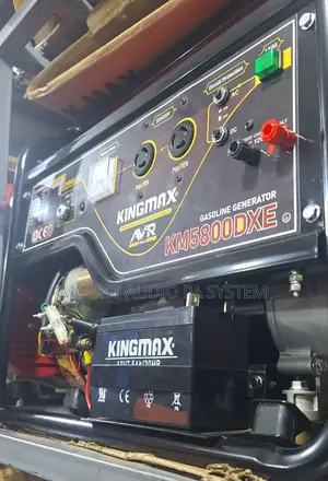 Kingmax Gasoline Generator With a Key for Self Starter.