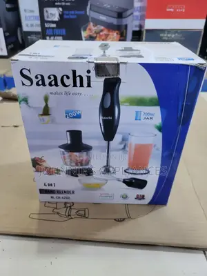 Saachi 4-in-1 Hand Blender – 200w (Model Nl-Ch-4260)