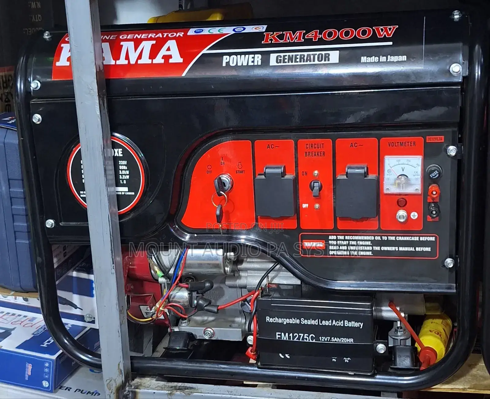 Kama Gasoline Generator. Km 4000w