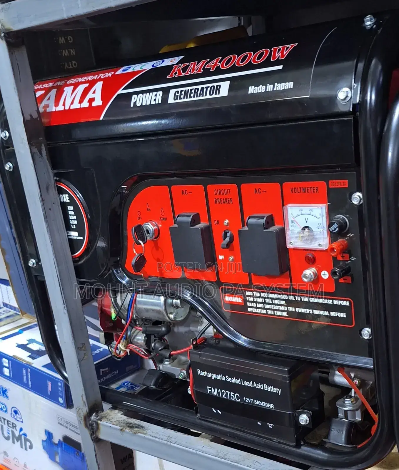 Kama Gasoline Generator. Km 4000w