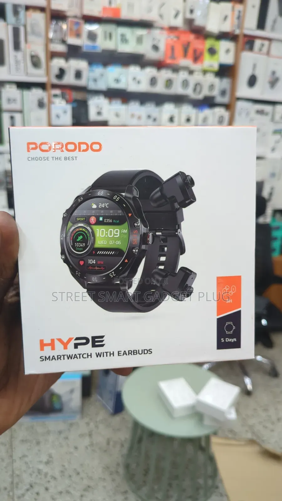 Porodo Hype Buds Smart Watch