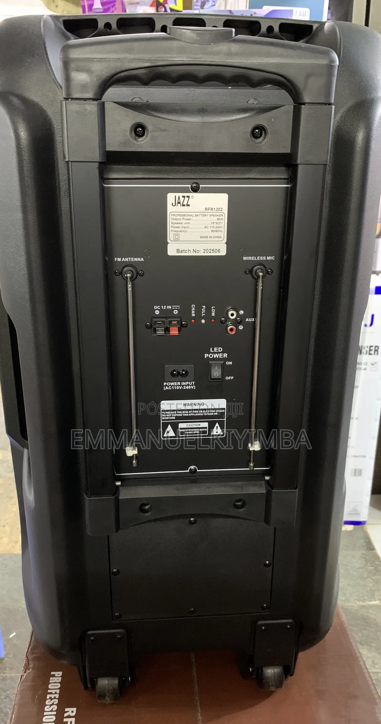 Jazz Rf1202 Rechargeable Speaker