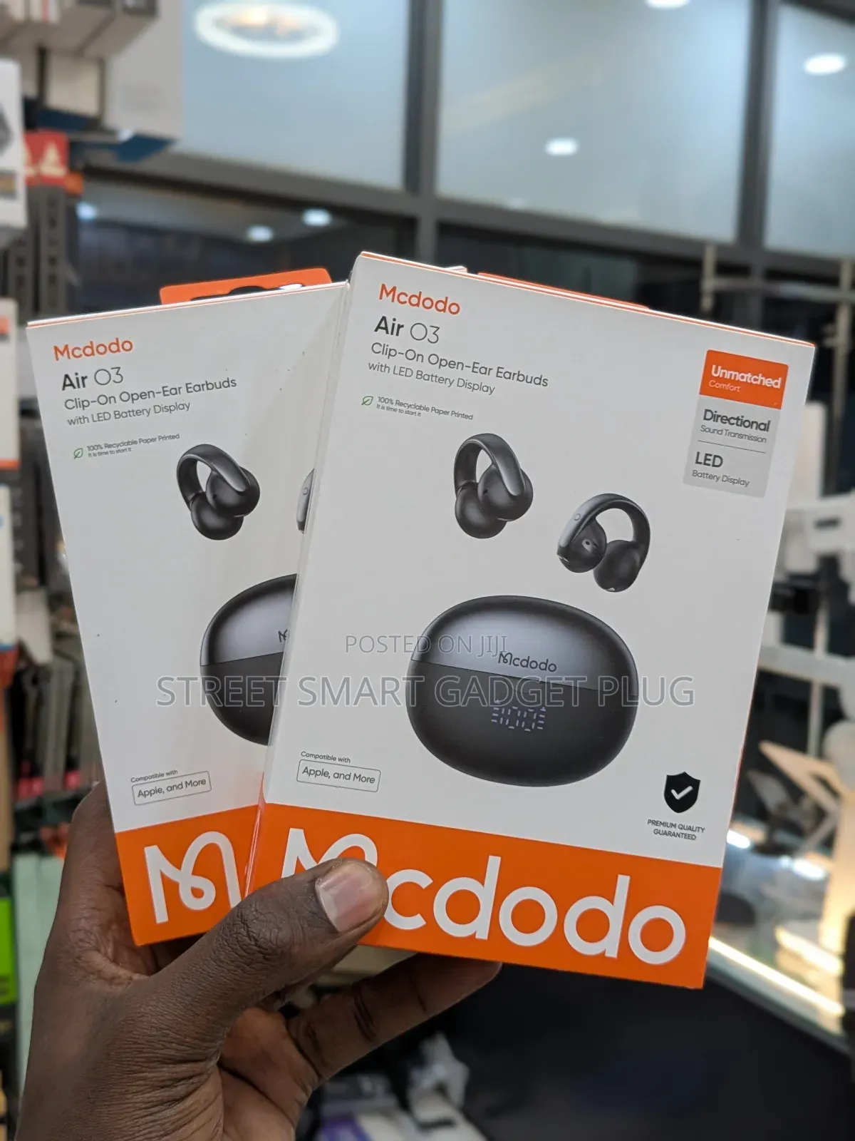 McDodo Air 3 Clip on Open Earbuds