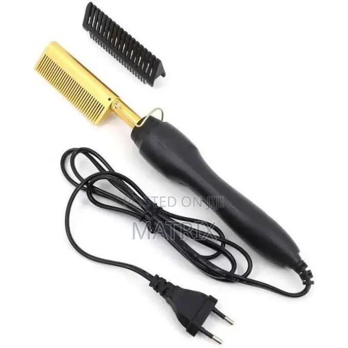 Ceramic Hot Press Hair Straightener Comb