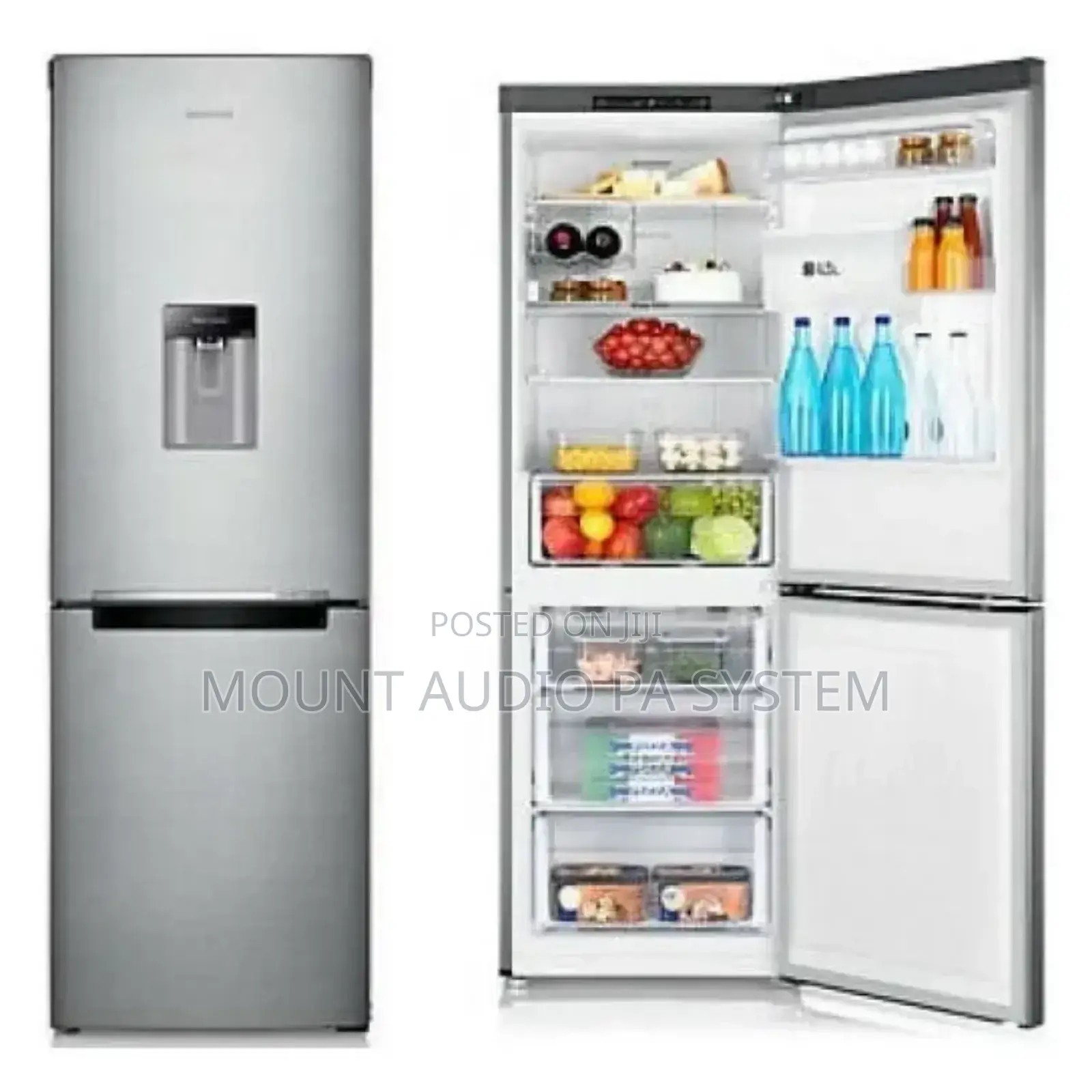 Hisense Fridge 341l Double Door With a Dispenser.
