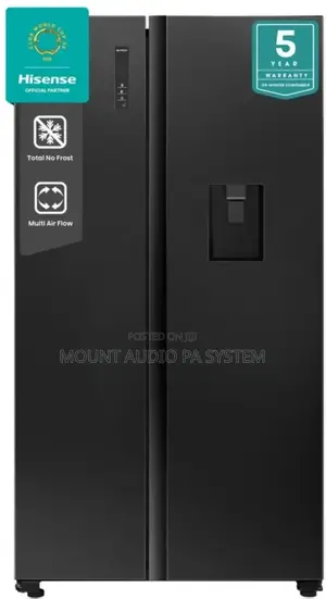 Hisense Fridge 750 L Side by Side With a Dispenser.