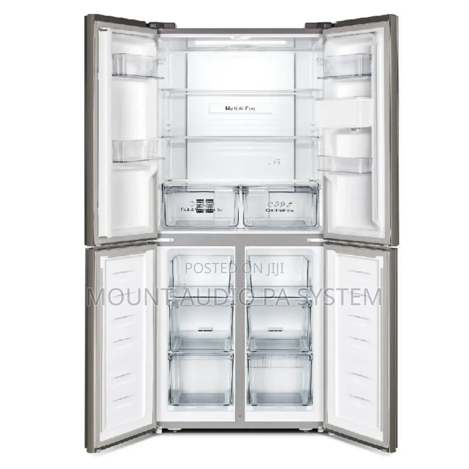 Hisense Fridge 610l 4doors Black Mirror.