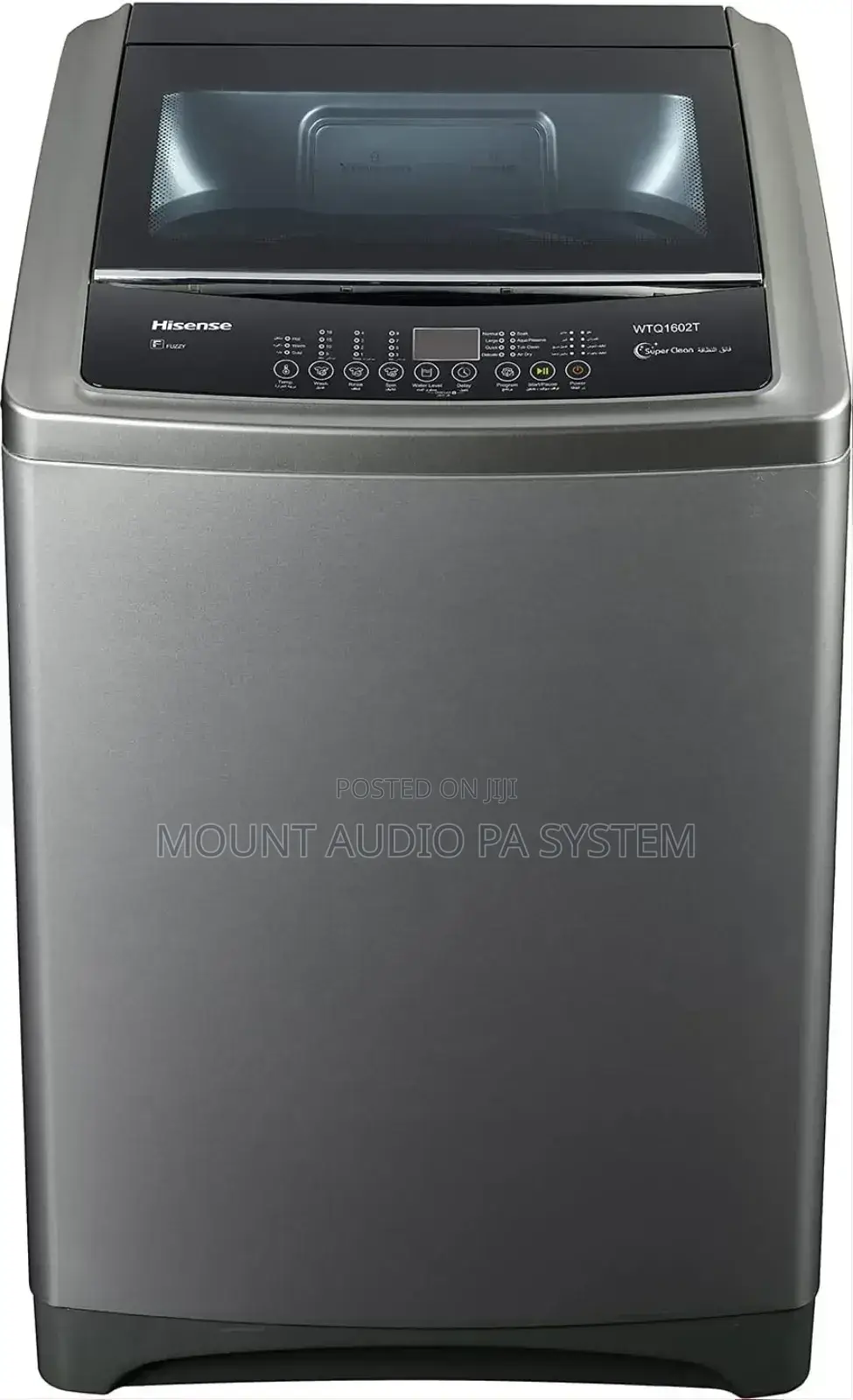 Hisense Washing Machine 9kg Top Loader Full Automatic