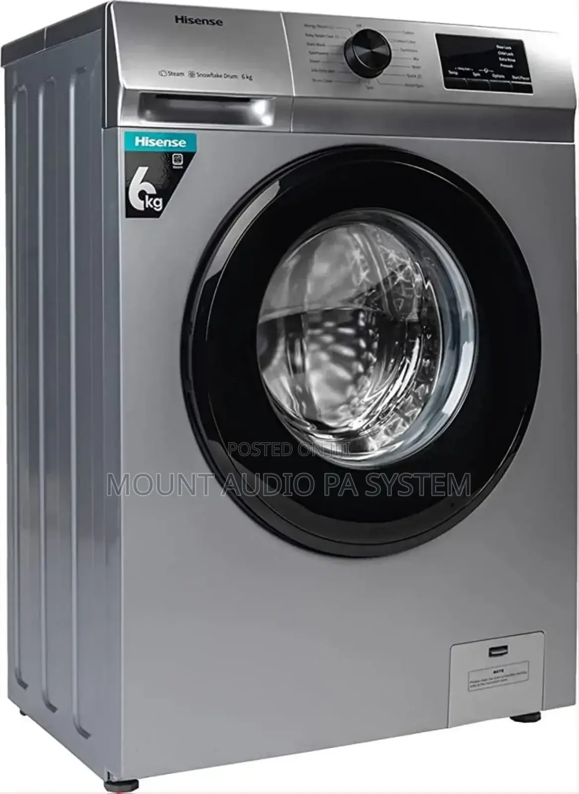 Hisense Washing Machine 6kg Front Loader Full Automatic.