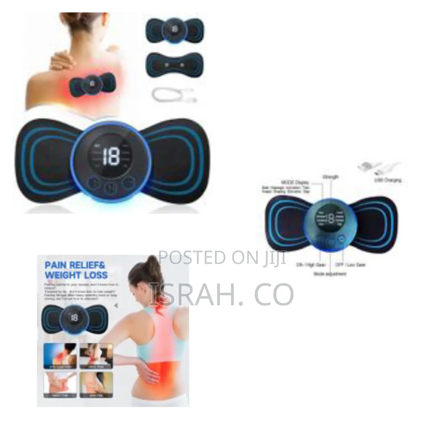 Body Massager,Wireless Portable Neck Massager With 8 Modes