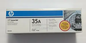 Genuine Hp 35a Black Toner Cartridge
