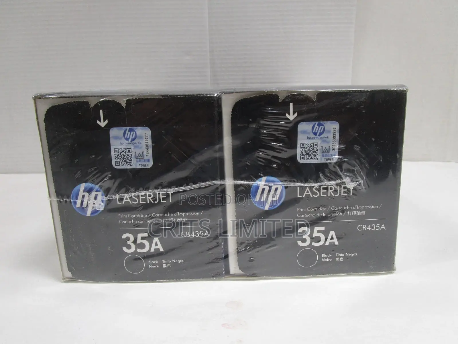 Genuine Hp 35a Black Toner Cartridge