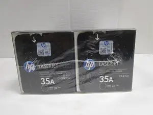 Genuine Hp 35a Black Toner Cartridge