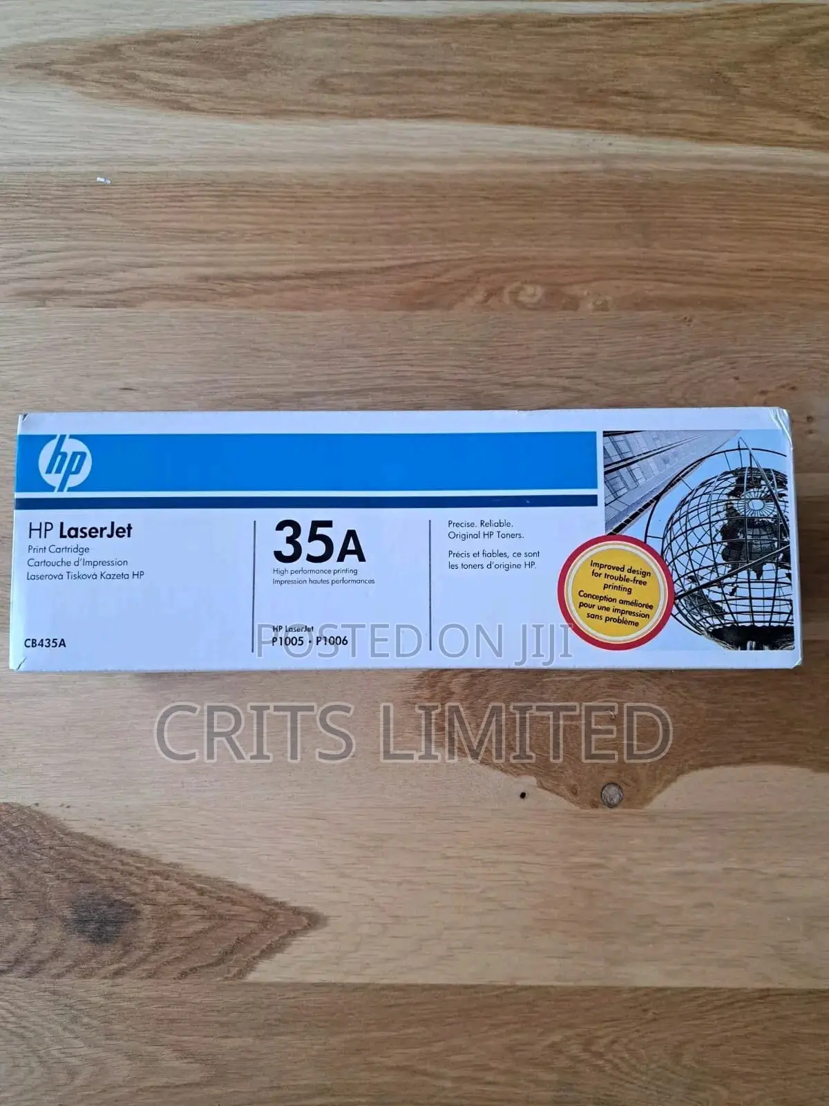 Genuine Hp 35a Black Toner Cartridge