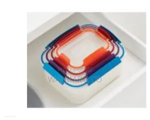 4 Piece Rainbow Color Food Storage Container