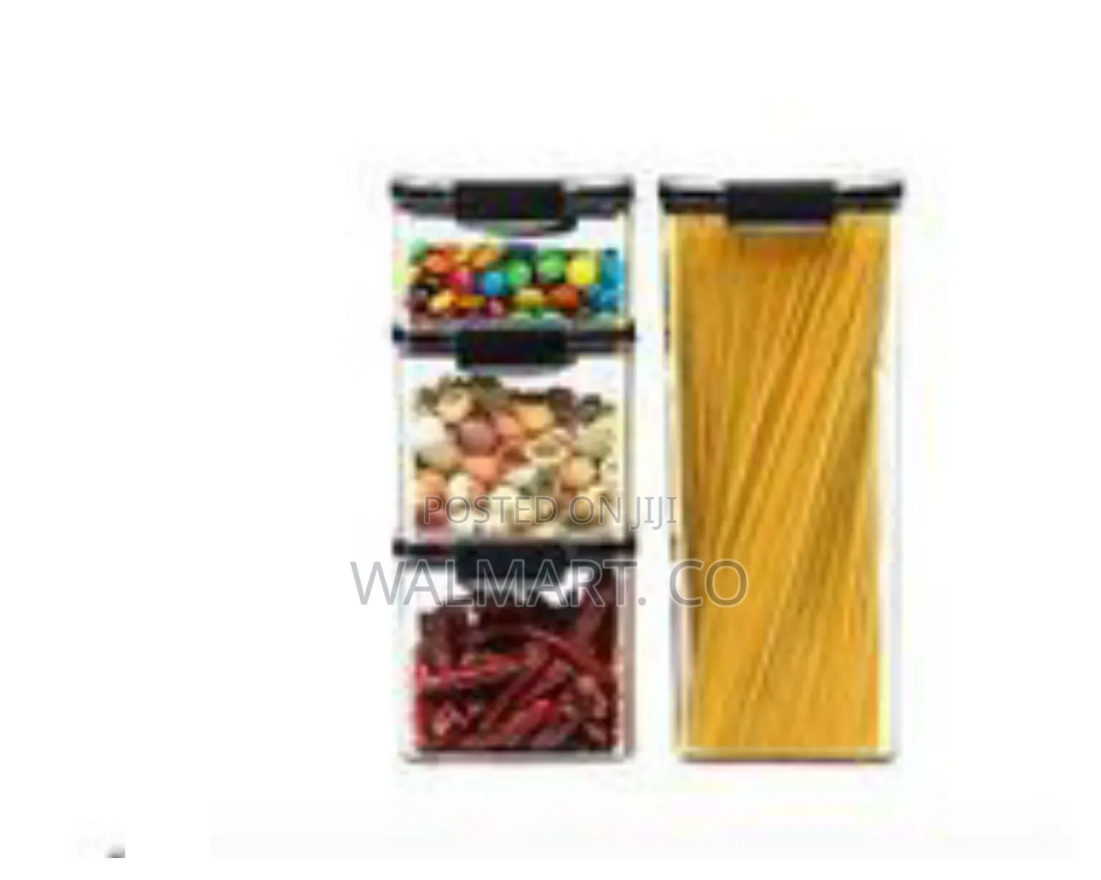 6 Piece Stackable Cereal Storage Containers