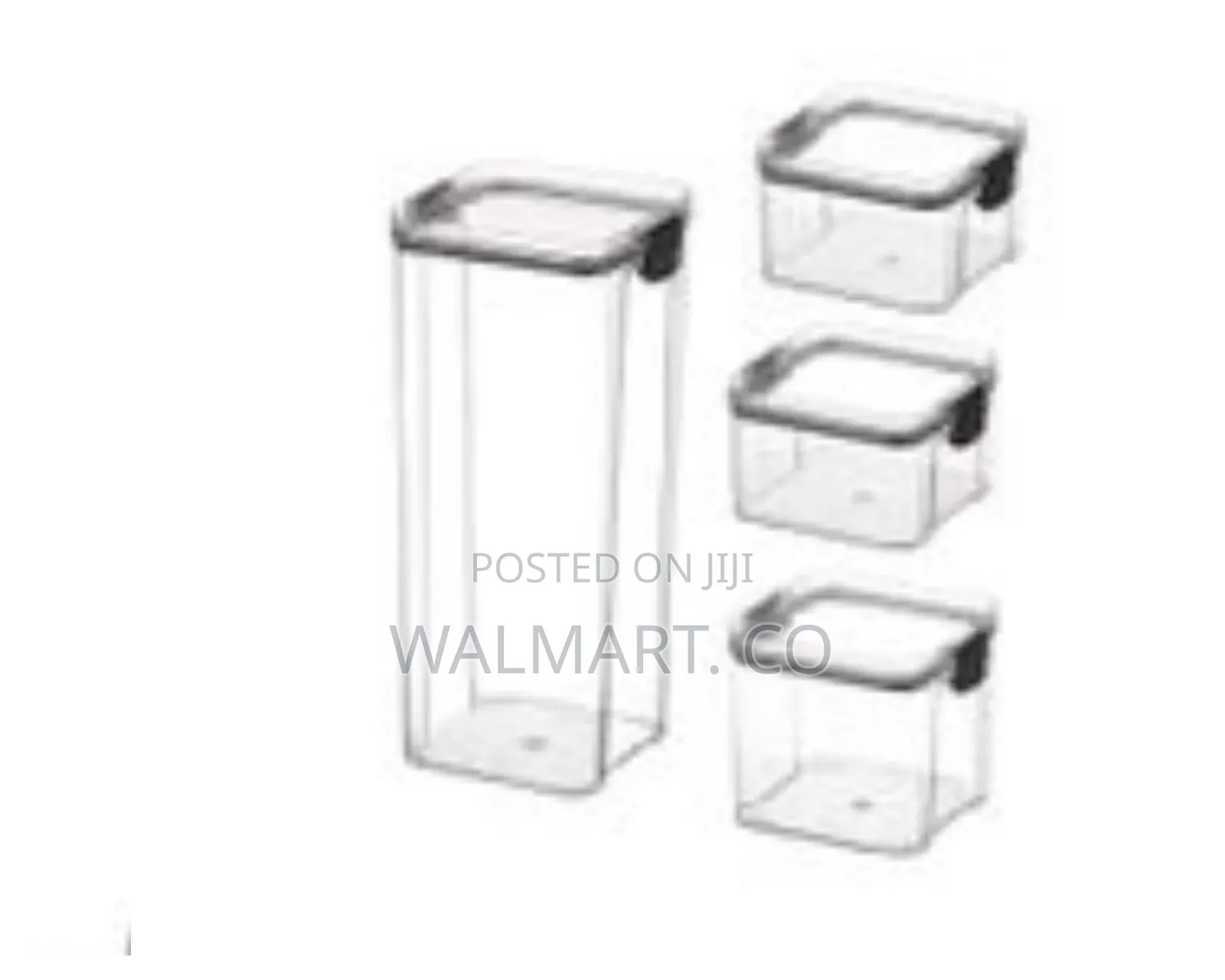 6 Piece Stackable Cereal Storage Containers