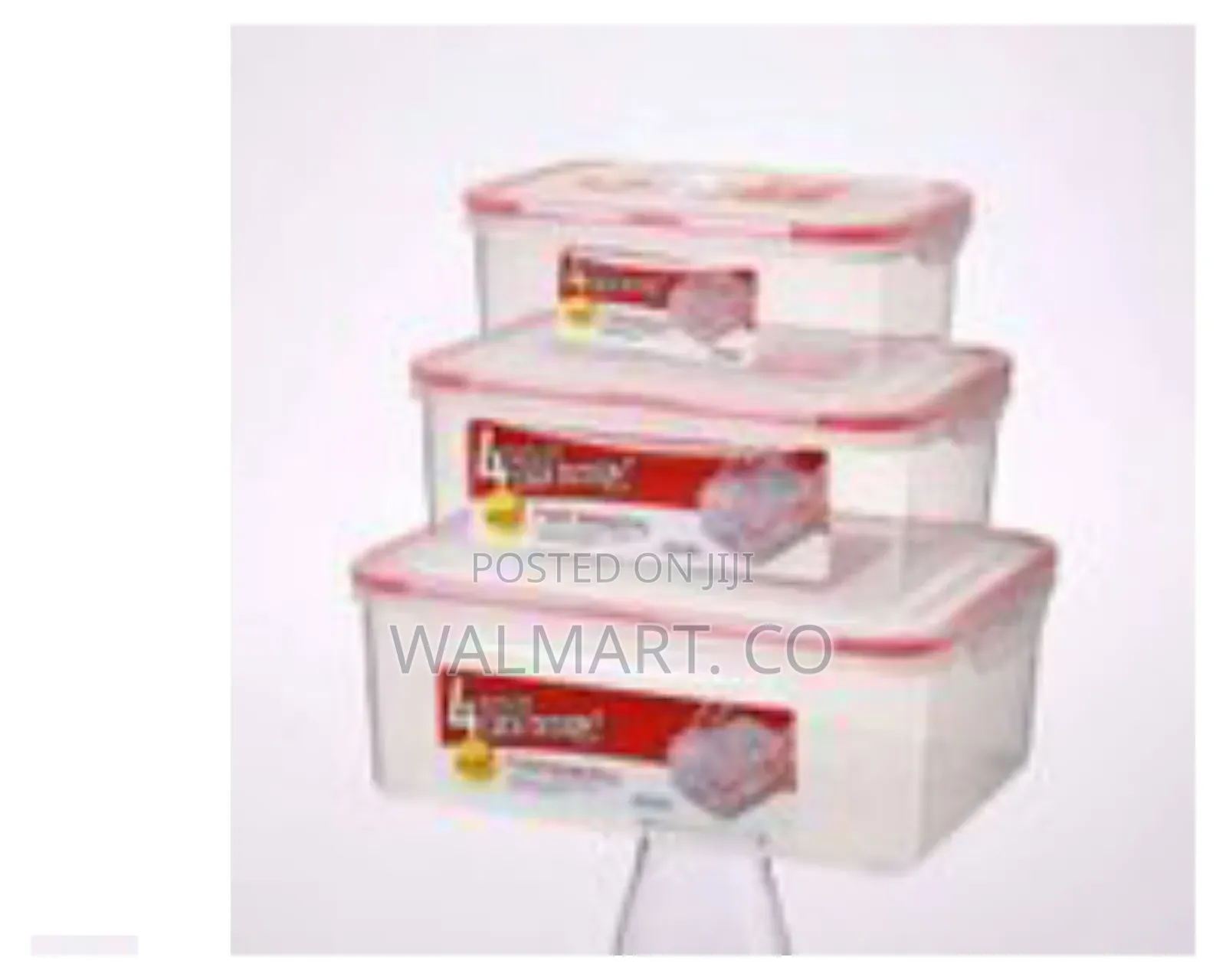 3 PCS of Plastic Food Storage Container