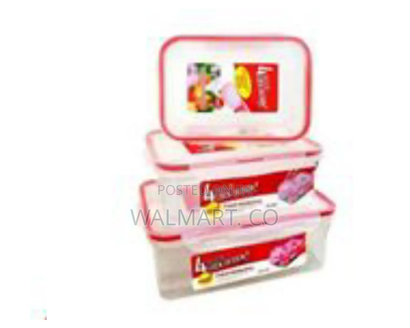 3 PCS of Plastic Food Storage Container